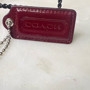 Coach Red Hangtag